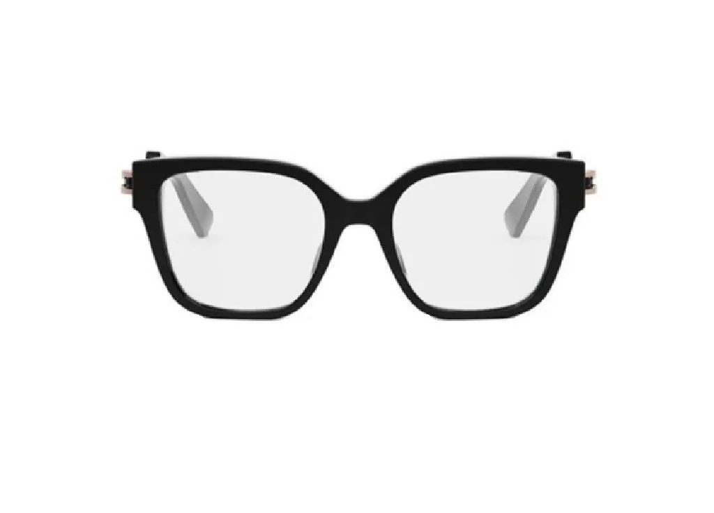 BVLGARI BV50046I 001 Lunettes de vue noires monture rectangulaire luxe