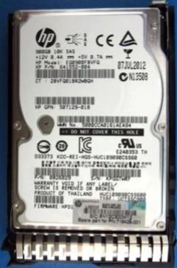 HPE 900 Go SAS 10k RPM 2.5 HDD 719429-001 Haute Disponibilité Serveur