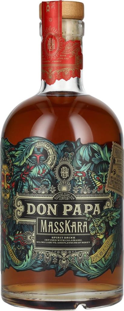 Don Papa Masskara Rum, 40% Vol. 0,7 l Produktbild 