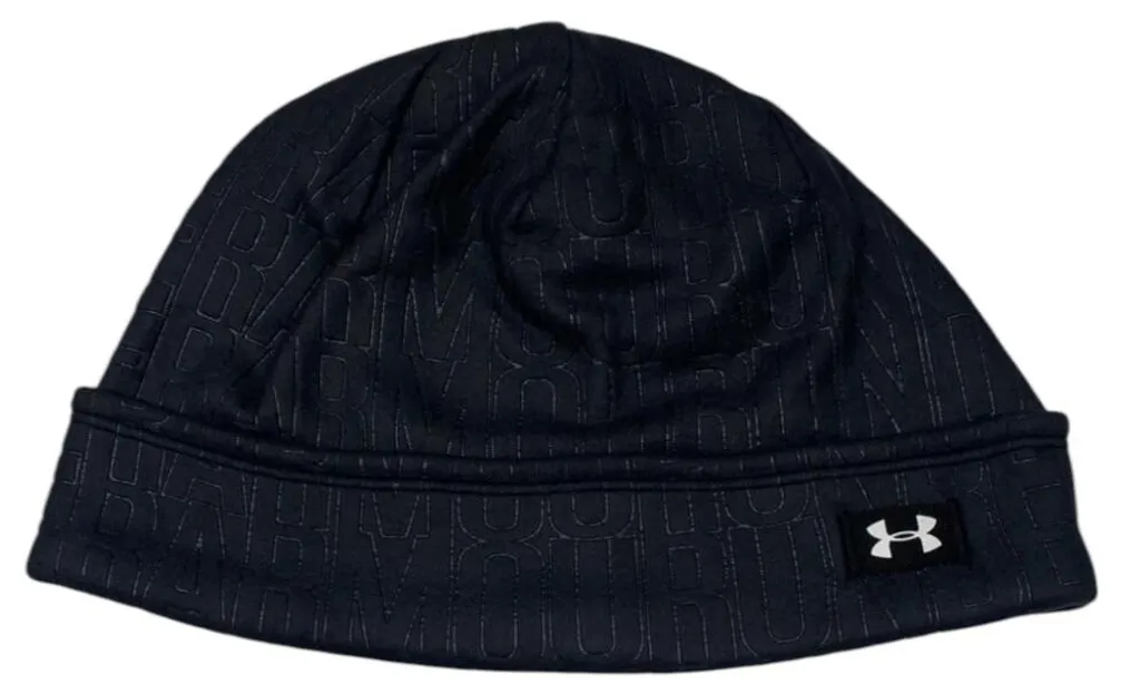 Bonnet noir taille unique unisexe en maille douce pour hiver