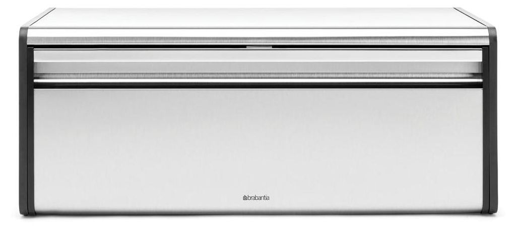 Brabantia Klappbrotkasten Front eckig, Stahl matt Produktbild 