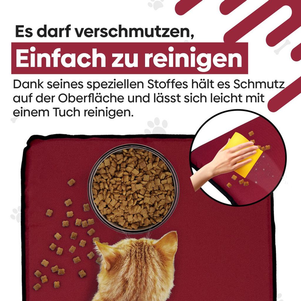 EVE Textile® Haustiermatte Hundematte Katzenmatte Hundekissen Katzenkissen Groß