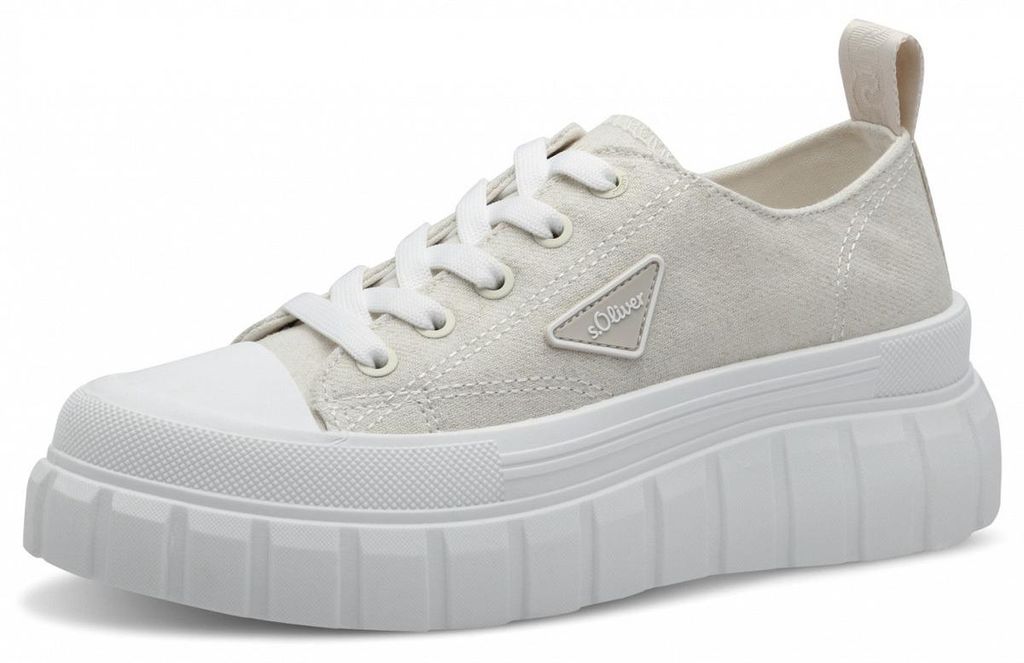 s.Oliver S.Oliver Leinenschuh Beige Produktbild 