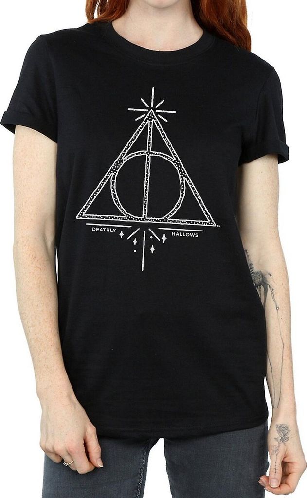Harry Potter - T-Shirt für Damen BI877 (3XL) (Schwarz)
