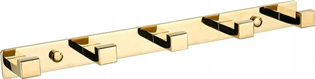 Mexen Handtuchhaken mit fünf Haken, Gold - 709265-50 Produktbild 