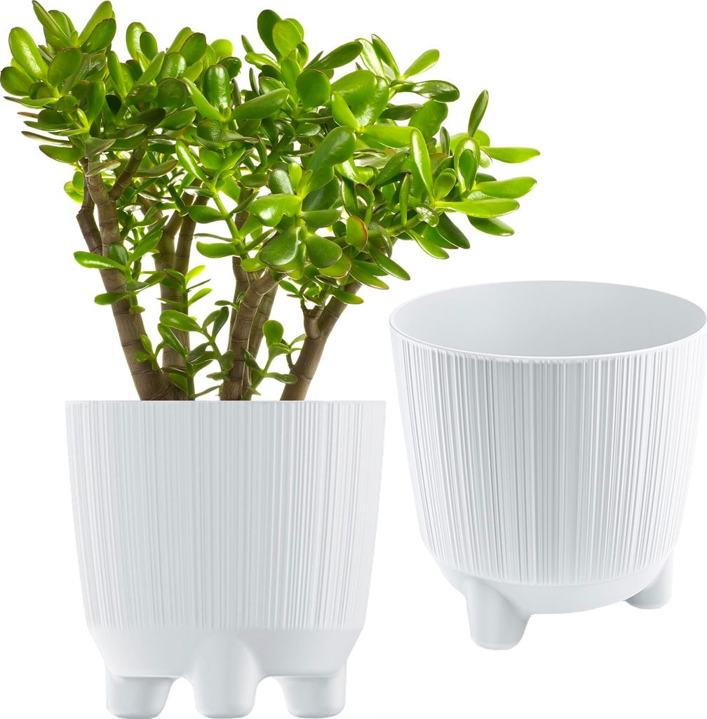 Couvre-pot de fleurs Ryfo N 14,5 cm - blanc Image du produit 
