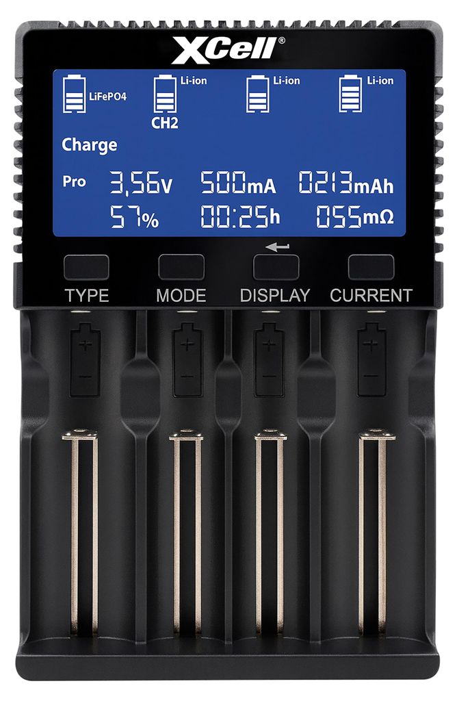 Chargeur rapide XCELL BC-X4000 P, LiFePO4, Li-Ion, Ni-Cd, Image du produit 
