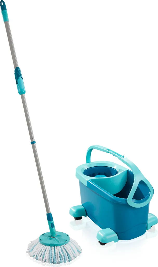 Leifheit Clean Twist Disc Mop Ergo Set - Mocio Rotante per Pavimenti