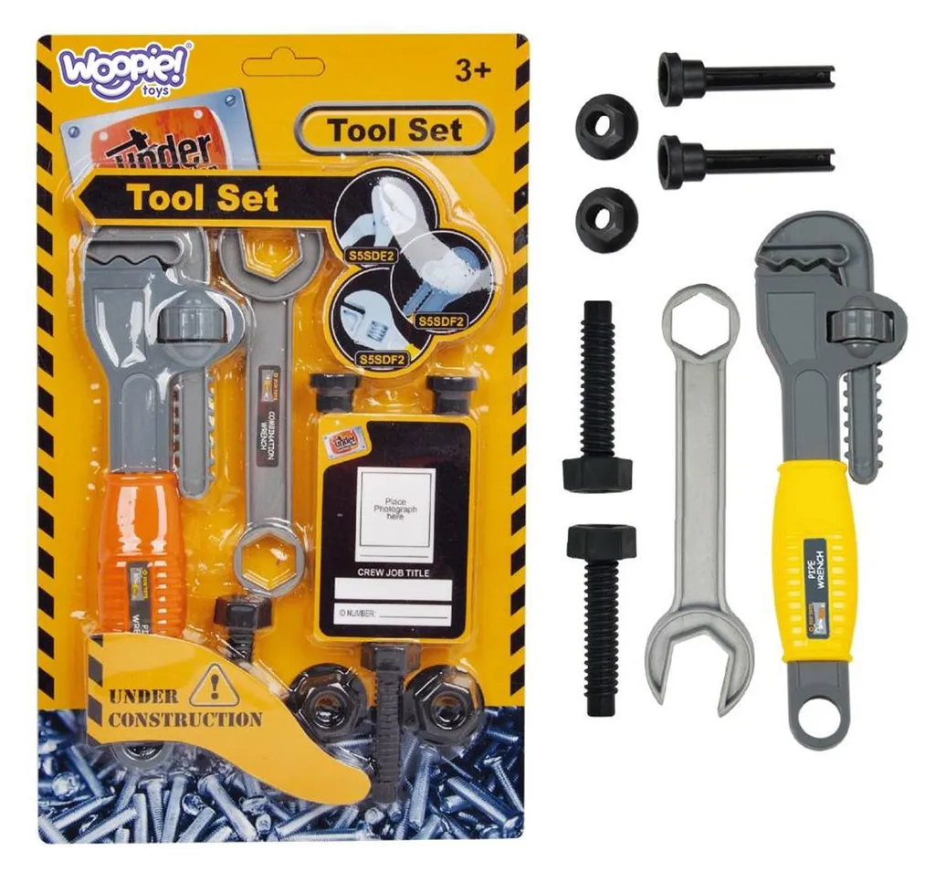 Clé à molette Woopie Little Handyman avec crochet pour enfant coffret