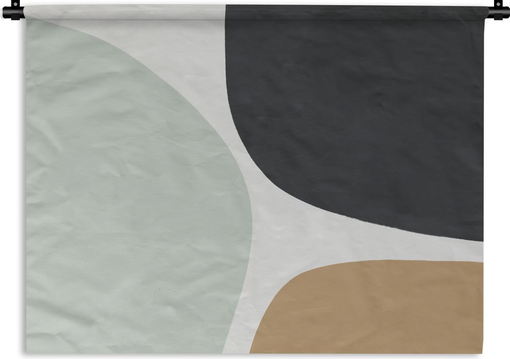 MuchoWow Wandteppich Wandbehang Pastell - Minimalismus - Gestaltung 60x45 cm Tapisserie Dekoration Wandtuch - Das Schlafzimmer