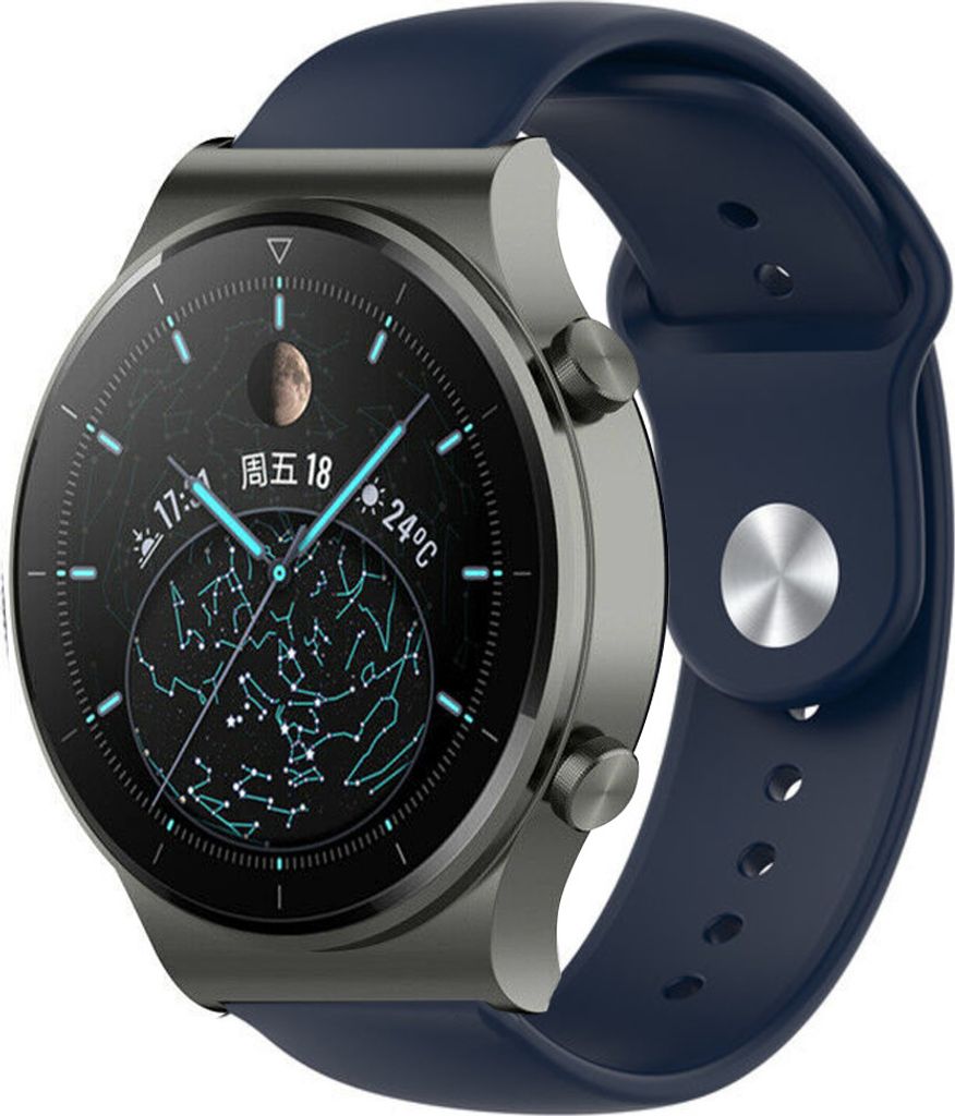 Strap-it Huawei Watch GT 2 Pro Sportarmband (Dunkelblau) Produktbild 