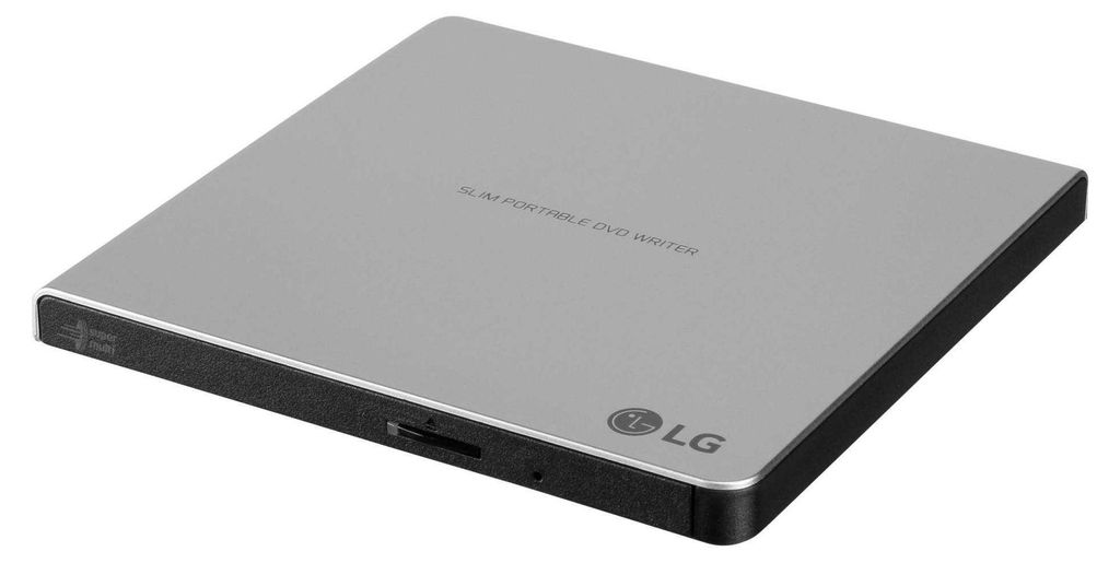 LG GP57ES40, Schwarz, Silber, Ablage, DVD±RW, USB 2.0, CD-R, CD-ROM, CD-RW, DVD+R, DVD+R DL, DVD+RW, DVD-R, DVD-RAM, DVD-ROM, DVD-RW, 1 MB