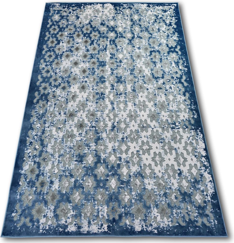 Teppich ACRYL YAZZ 7006 ORIENT Grau / Blau / Elfenbein Blau 160x220 cm