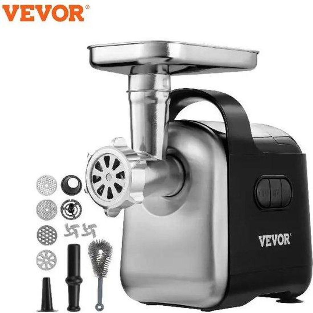 Vleesmühle aus Edelstahl - Schwarz - Kitchen-Grinder