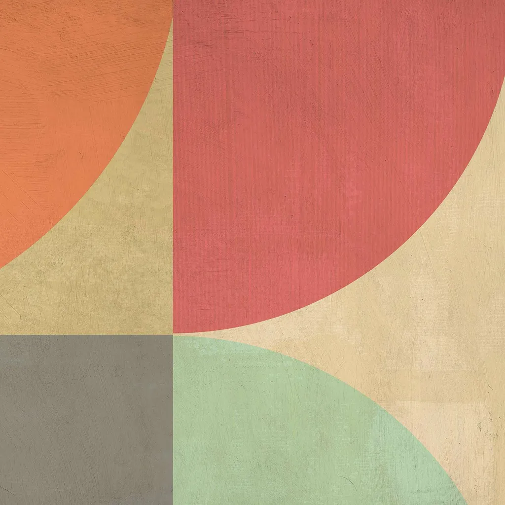 Sublimez vos murs vides : Tableau abstrait 70x70 Supergraphics II Nava