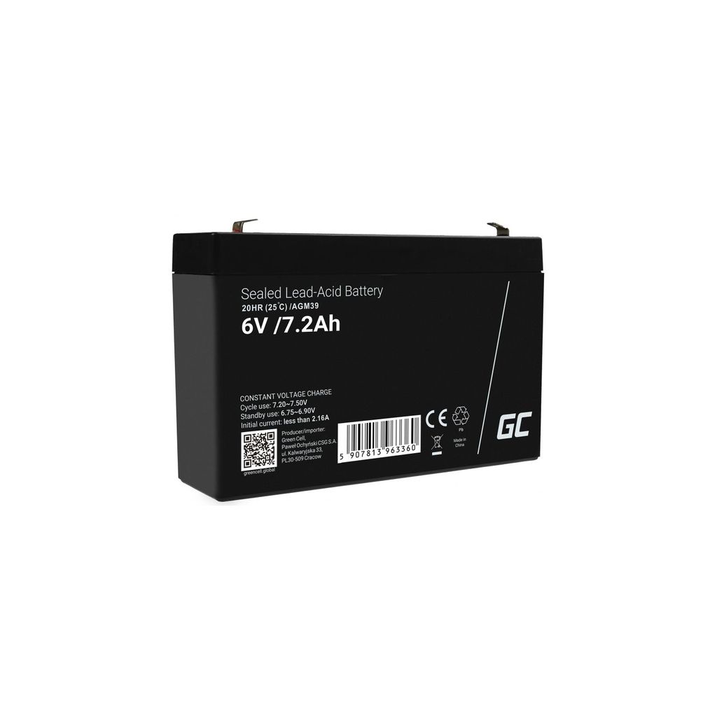 Green Cell AGM39, 7200 mAh, piombo acido sigillato (VRLA), Immagine del prodotto 