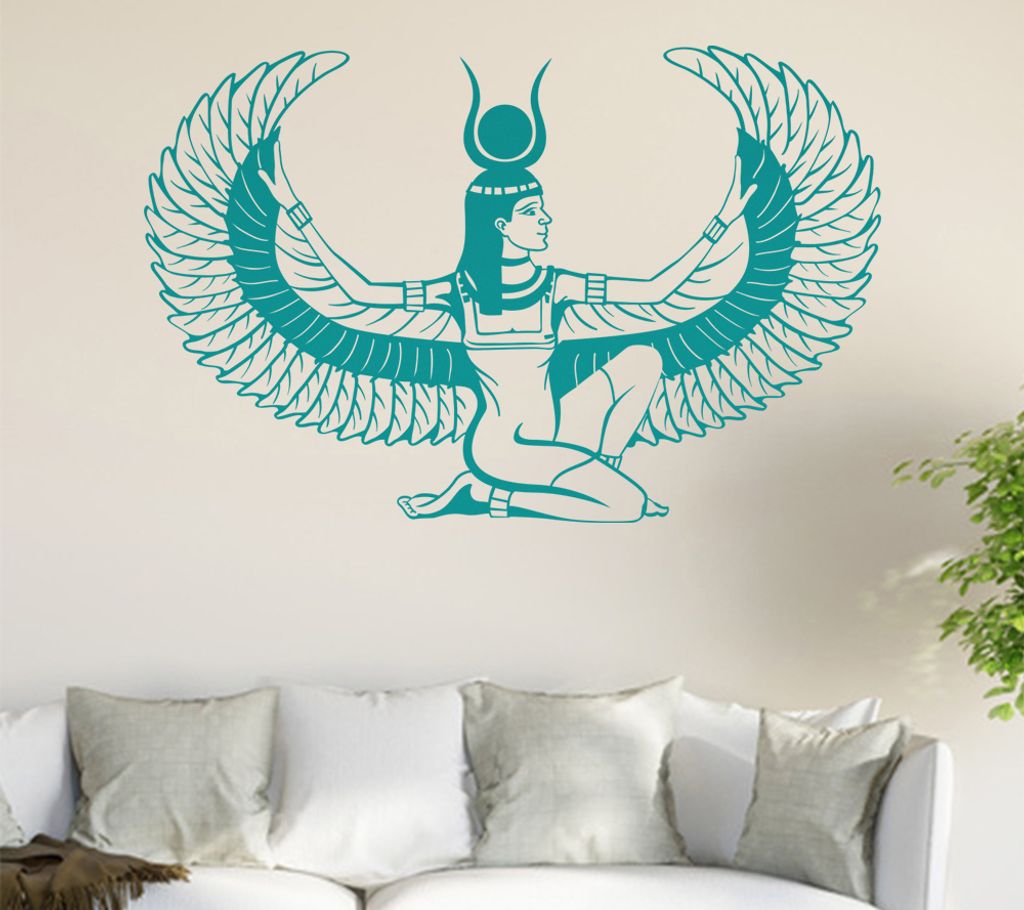 Isis Wandtattoo in 6 Größen - Wandaufkleber Wall Sticker - Dekoration, Küche, Wohnzimmer, Schlafzimmer, Badezimmer