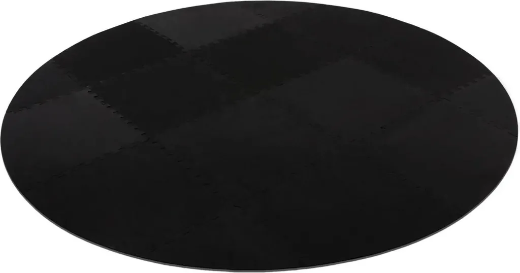 Tapis de sol pour spa gonflable en EVA noir, protection 210x210 cm