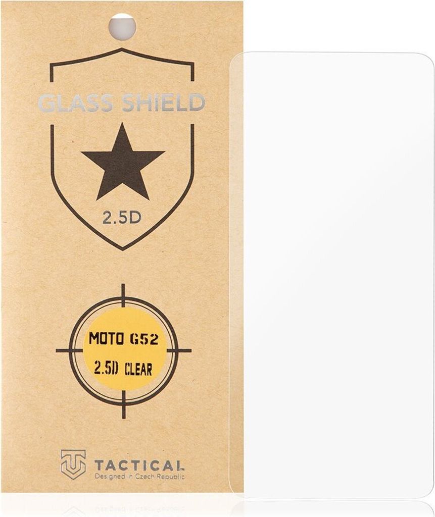 Tactical Glass Shield 2.5D Schutzglas für Motorola Moto G52 - Optimaler Displayschutz KP25829