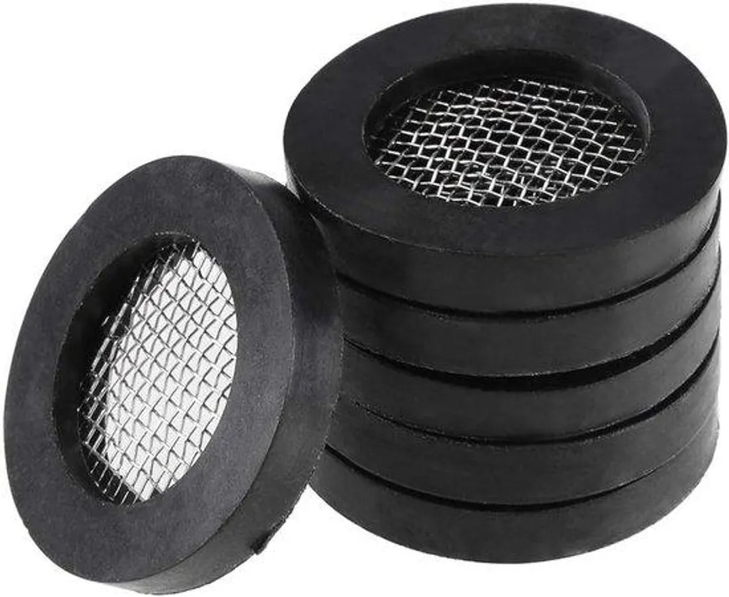 Rondelle Caoutchouc 19mm avec Tamis Inox - Étanchéité et Anti-Impuretés X6