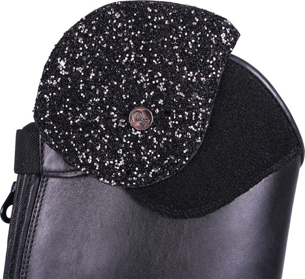 QHP Buty jeździeckie Romy Junior wysokie czarne, Zdjęcie produktu 3