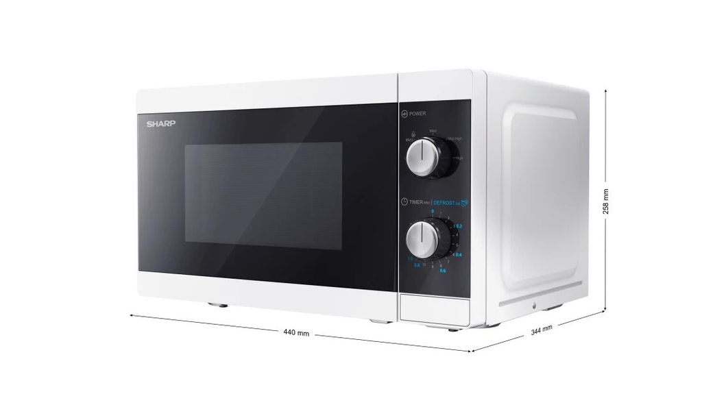 Sharp YC-MS01E-W, pracovná doska, samostatná mikrovlnná Obrázok produktu 