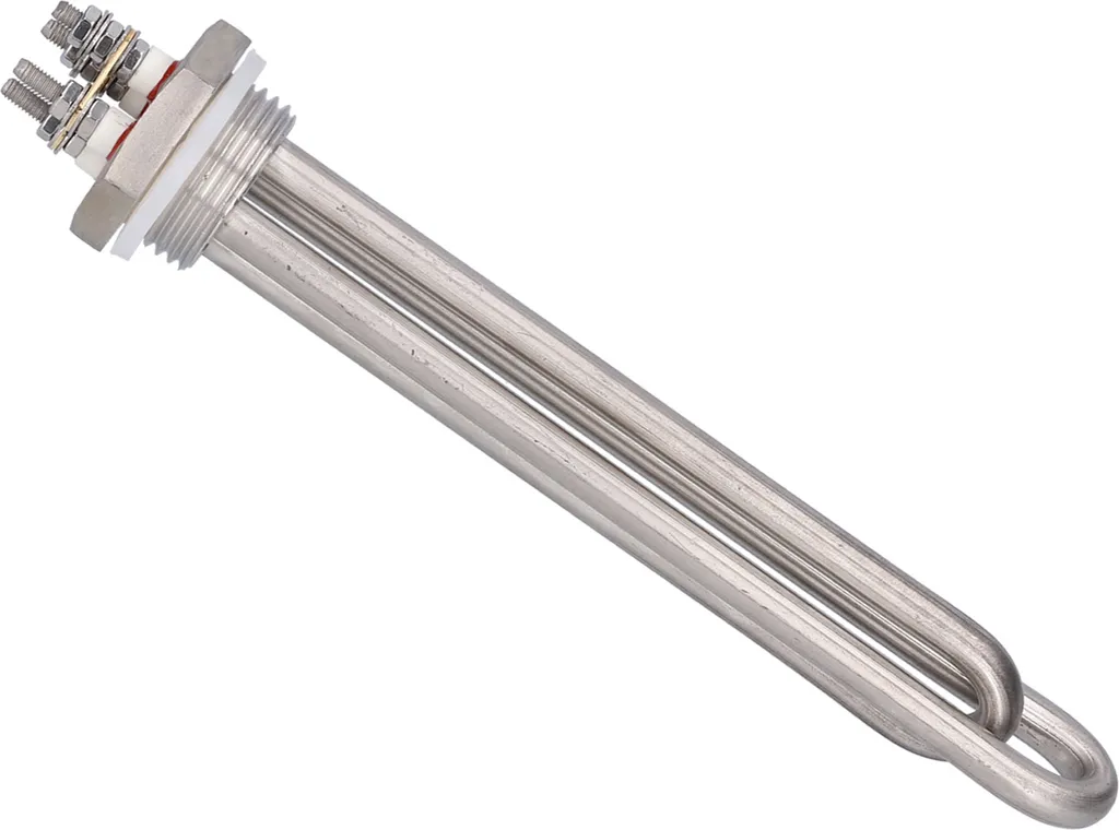 Élément chauffant 48V 1500W en inox anticorrosion avec raccord 1 pouce - 4