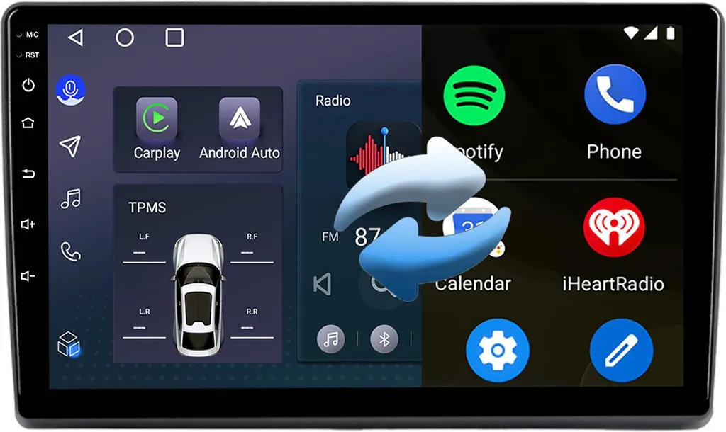 Monitor 9" Android Fiat Ducato Boxer Jumper 64GB CarPlay BT