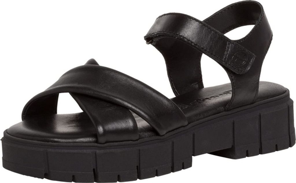 Tamaris Sandalette - Scharz Leder Größe: 39 Normal