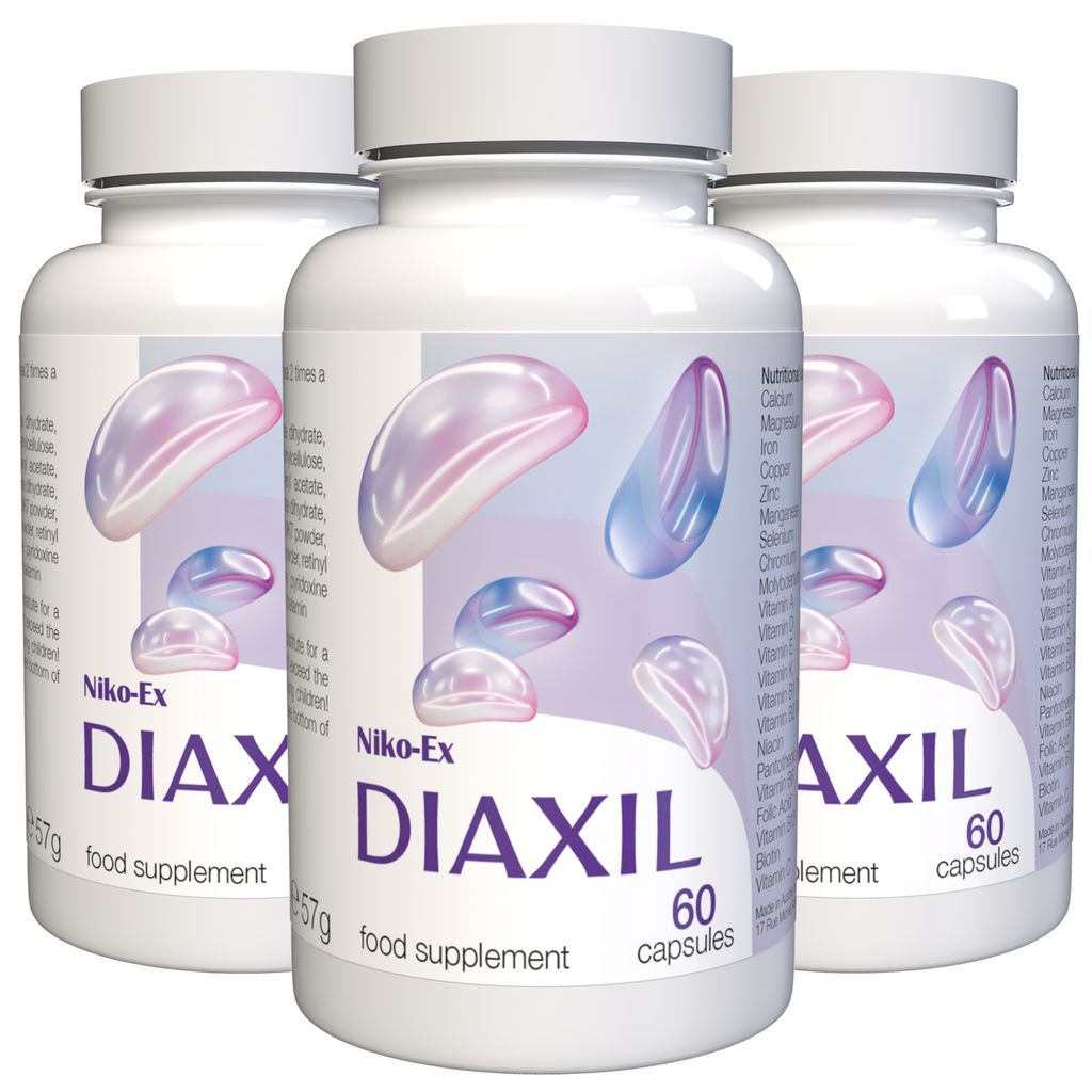 Diaxil - 180 Kapsúl, Balenie 3 Obrázok produktu 