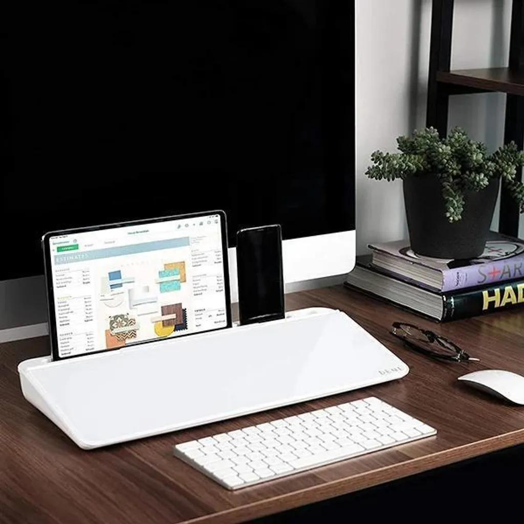 Lavagna Vetro Scrivania DESKNOTE 45x20cm - Robusta e Multifunzionale - 7