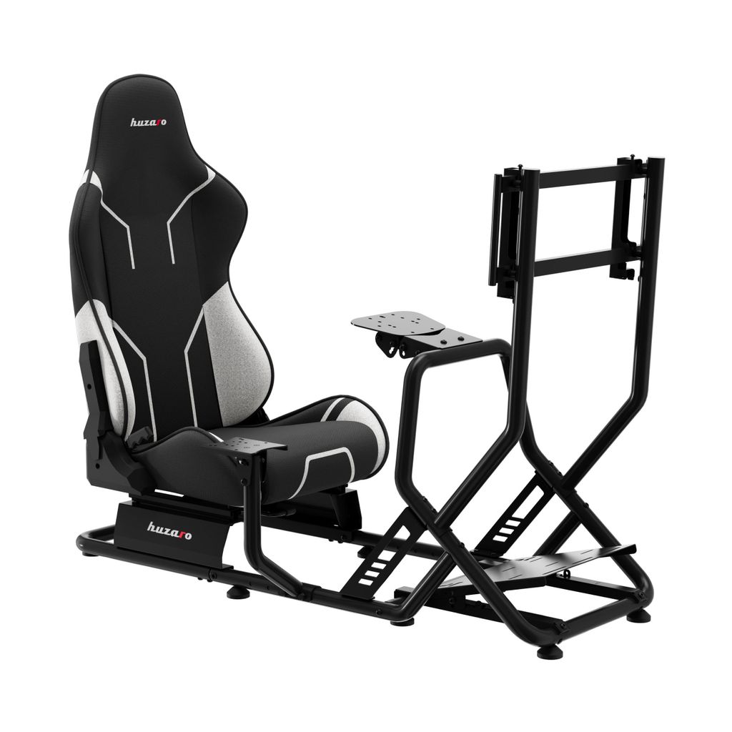 Simulateur Cockpit Volant Stand Joueur Siège Image du produit 
