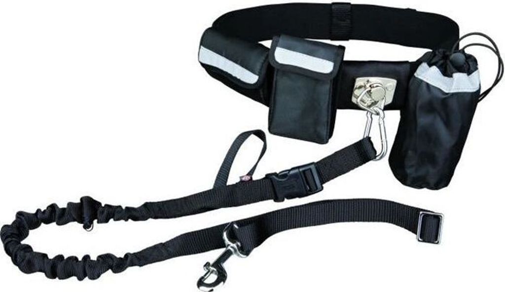 Hunde Bauchgurt mit Leine, Freihändig, Bis zu 40 kg, Dehnbar, Strapazierfähiges Nylon