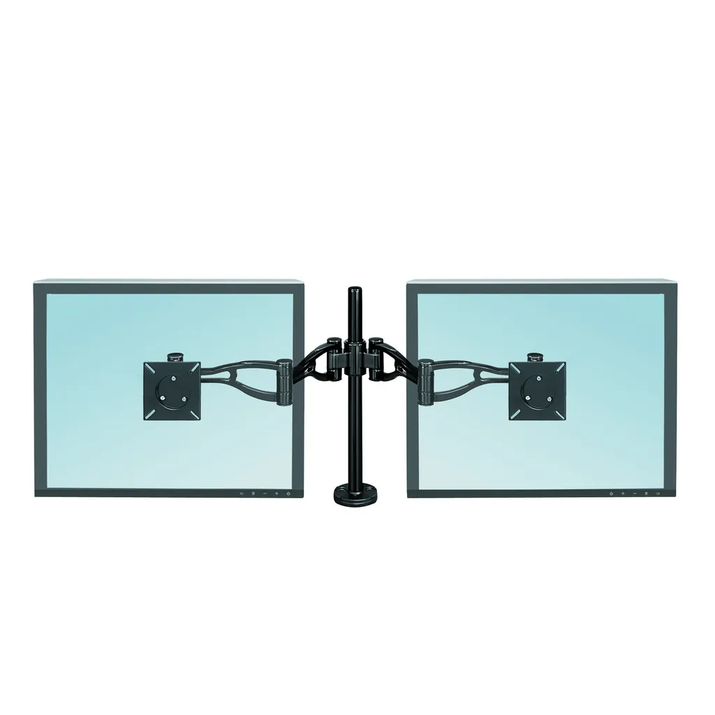 Bras double écran ajustable Professional Series Fellowes FW8041701 Noir
