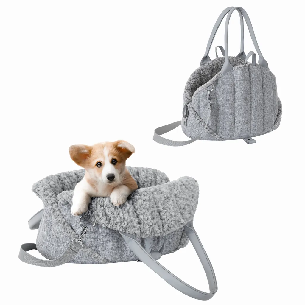 PJDDP Borsa A Mano per Cuccioli, Borsa da Trasporto per Cani, da Viaggio, Traspirante, per Animali Domestici, per Gatti E Cani di Piccola Taglia All' aperto