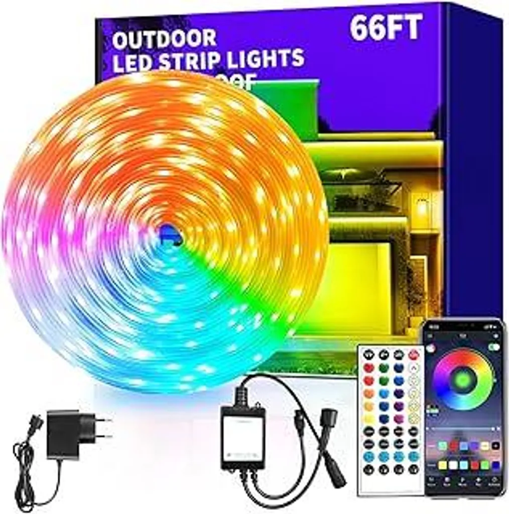 Decorazione LED per Balcone e Giardino 20m - RGB Impermeabile