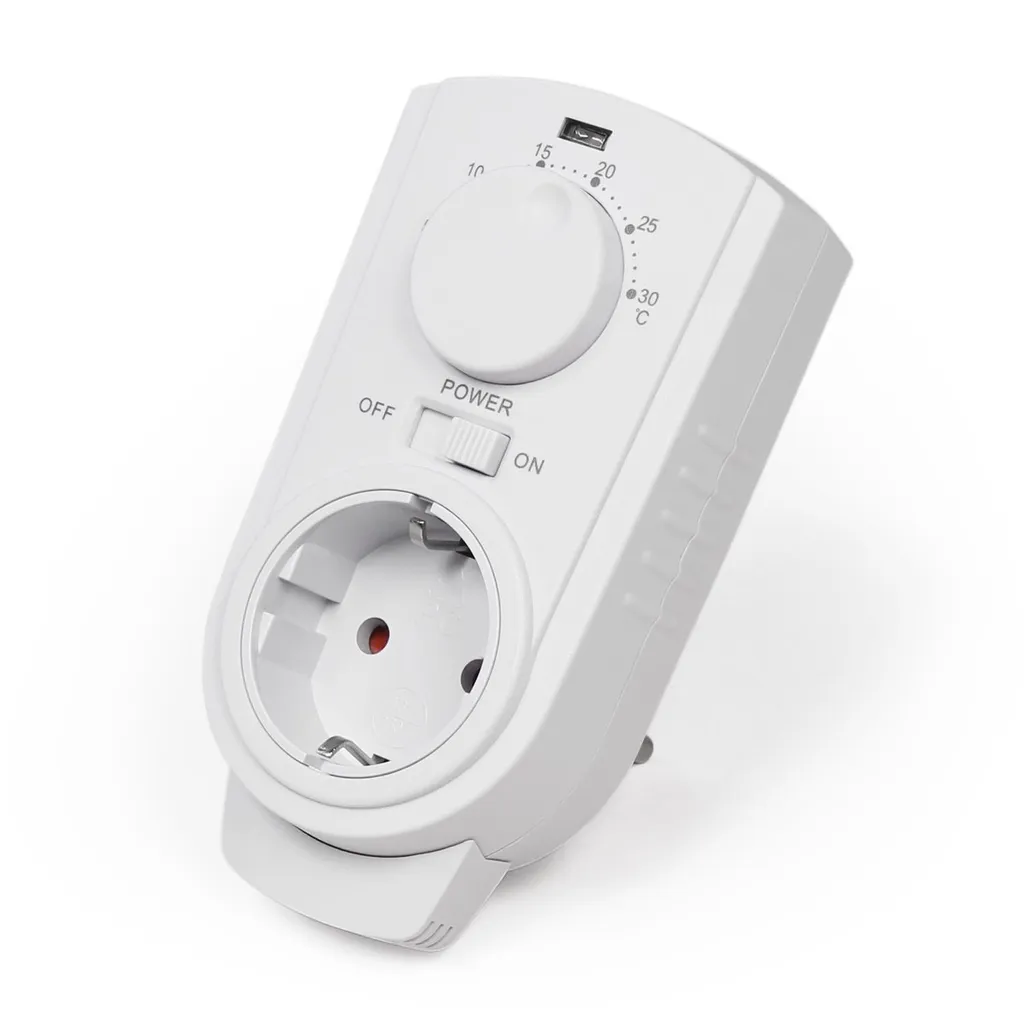 Thermostat sur Prise TCU-330 avec Capteur Intégré et Capacité de 3500W
