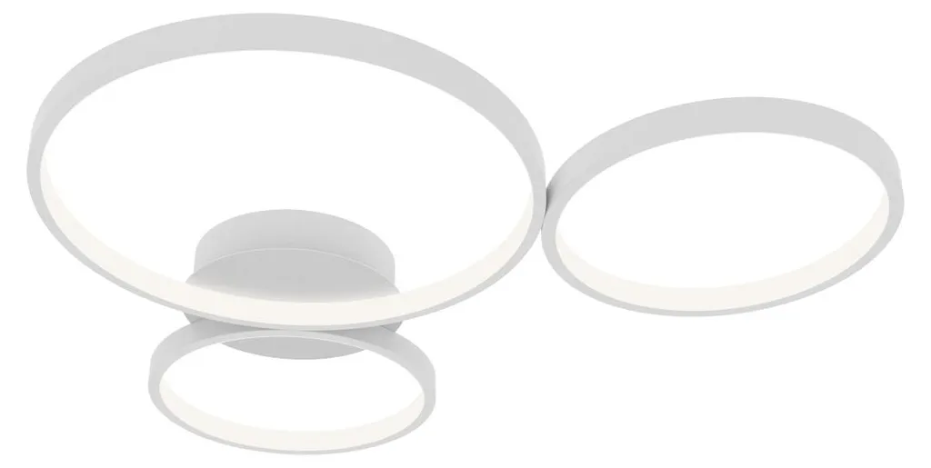Plafonnier LED 40W MAVER Italux SPL-20452-3-WH Blanc Design Moderne