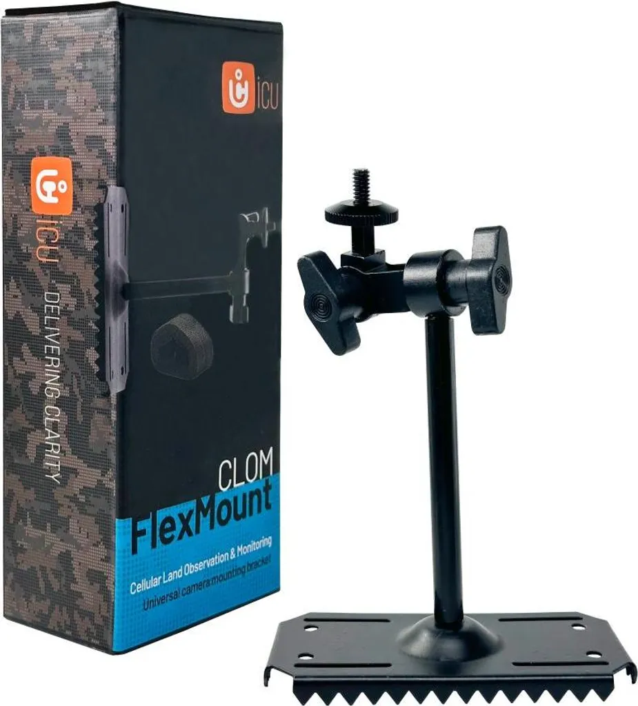 Fixation Flexible FlexMount ICU CLOM avec Filetage 1/4 pour Caméra de Chasse