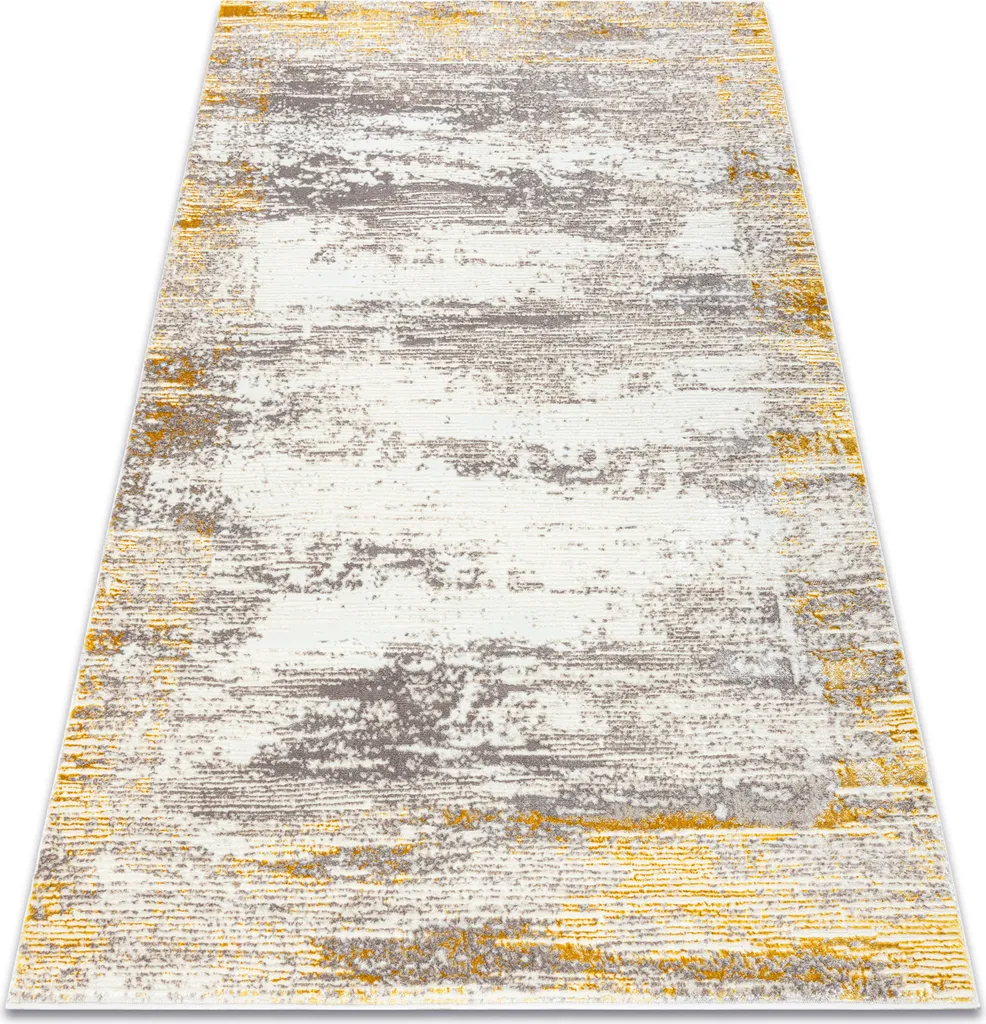 Tapis déco pour chambre et salon ivoire beige doux 80x150 cm CORE