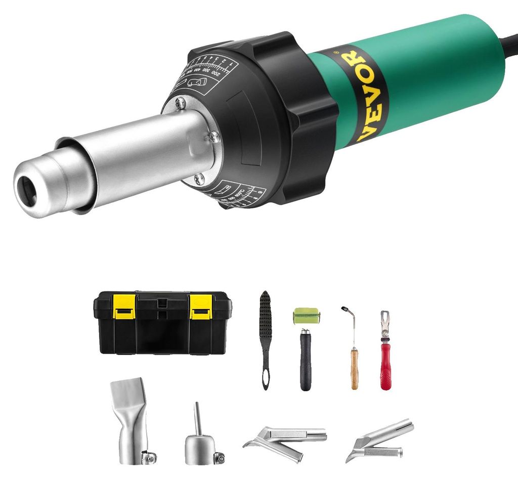 Appareil de soudage plastique à air chaud VEVOR, pistolet à Image du produit 