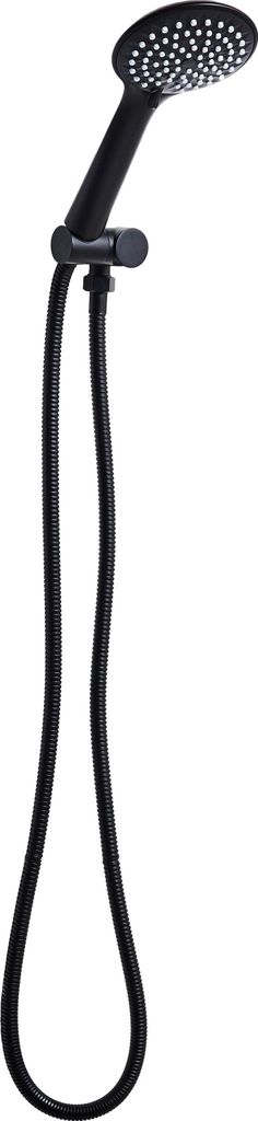 BELIANI Duschkopf mit Brauseschlauch Schwarz ABS Edelstahl 4 Strahlarten Modern Klassisch Handbrause Set für Badezimmer Dusche