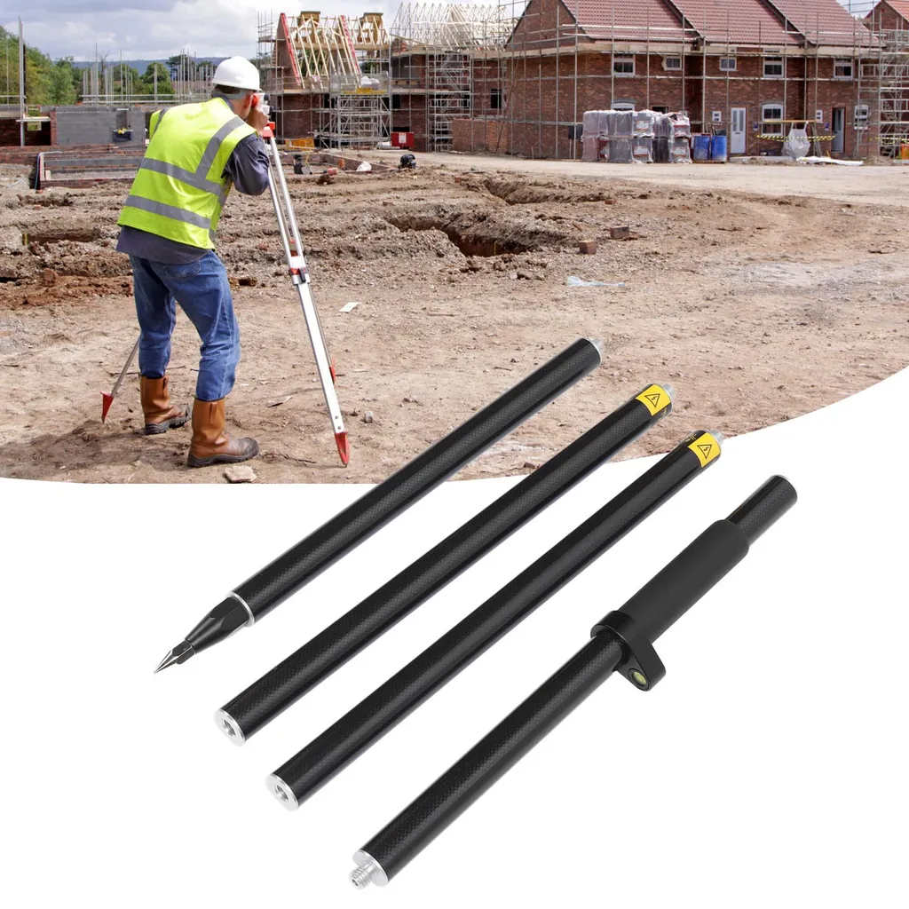 Solution de levé topographique GPS RTK avec ruban 2m et prisme 0 mm - 12