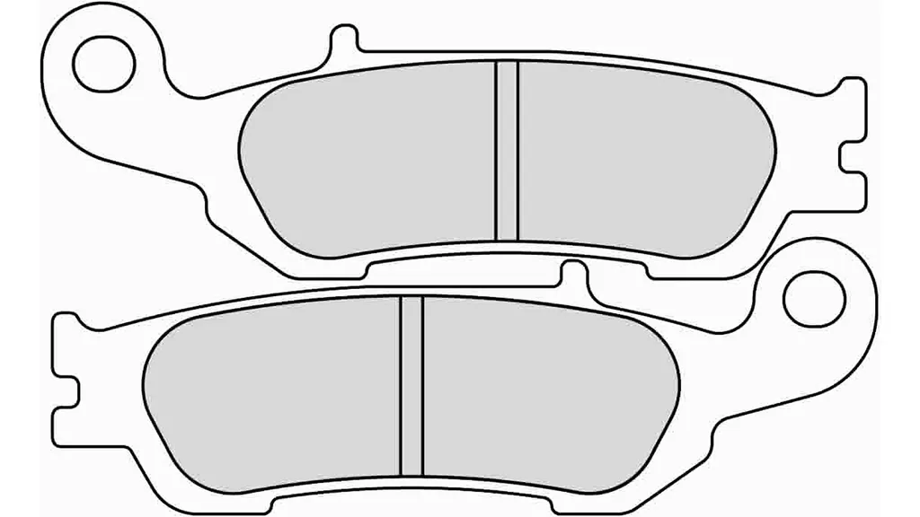 Plaquettes de Frein FERODO Sintersangle FDB 2219 SG pour Motos de Sport