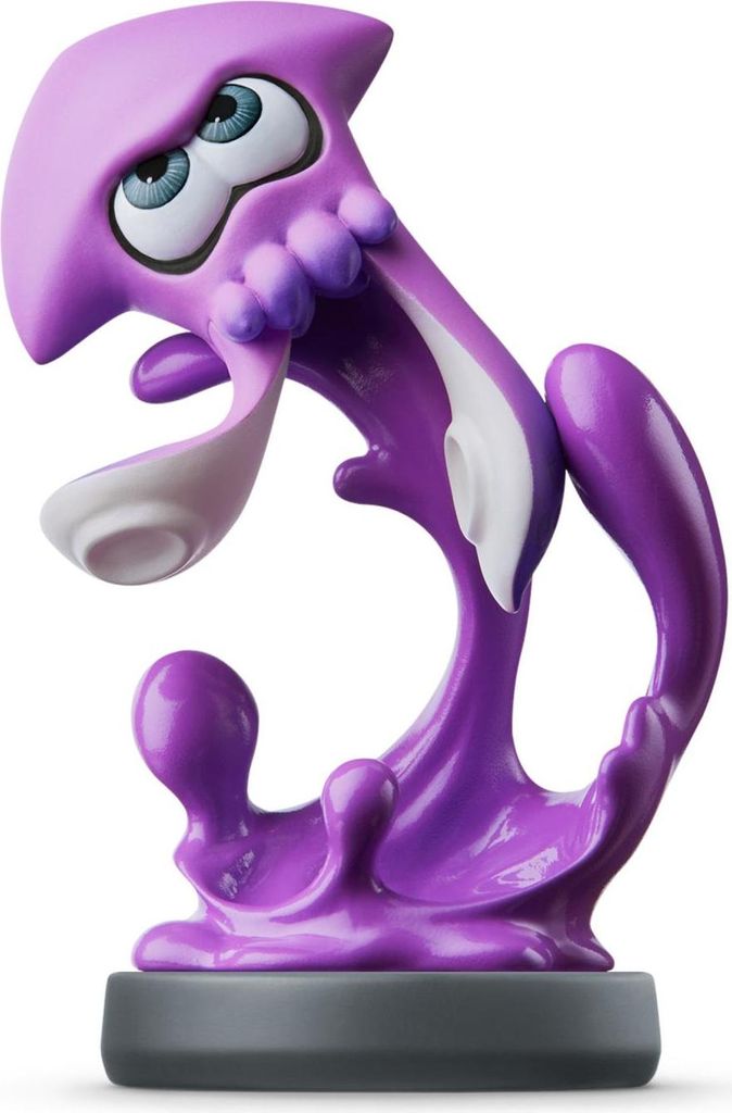 amiibo Splatoon Tintenfisch (Neon-Lila)