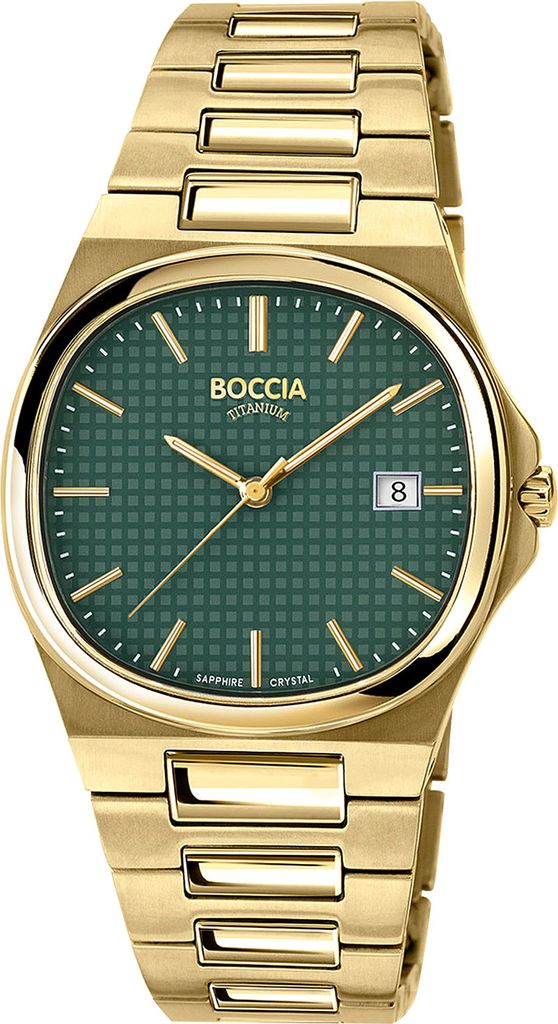 Boccia 3657-05 Herrenuhr Titanium Saphirglas 39mm 5ATM