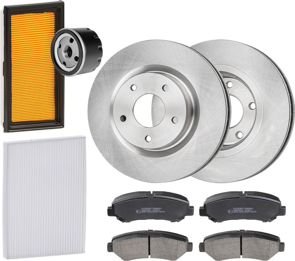 RIDEX Inspektionspaket Filterset für NISSAN Qashqai / Qashqai +2 I (J10, NJ10) Qashqai / Qashqai+2 I Van (J10, JJ10E)