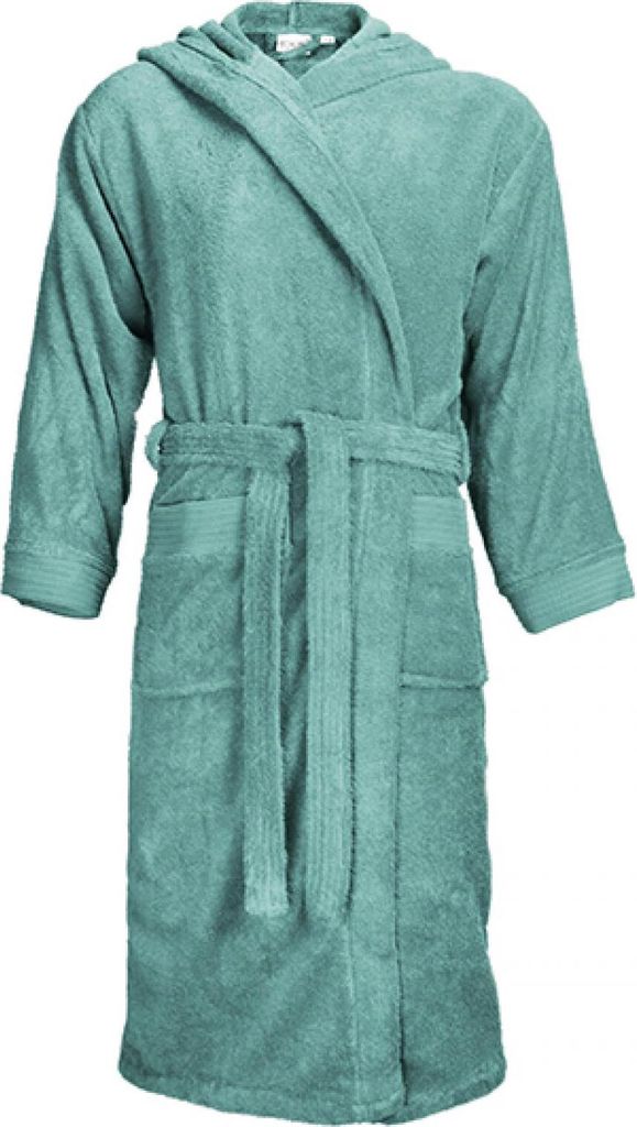 The One Towelling T1-BH | Bathrobe Hooded - Bademantel - Farbe: Petrol - Größe: L/XL
