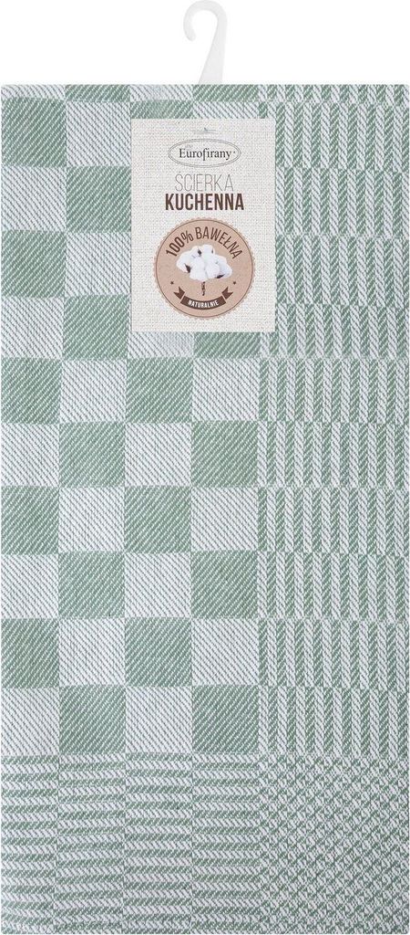 Torchon de cuisine en coton VIGGO vert 50 x 70 cm 100 % Image du produit 