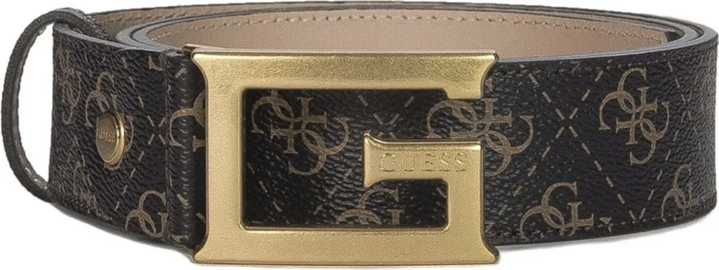 Ceinture Guess BW9103P4238BNL en similicuir marron avec logo 4G chic